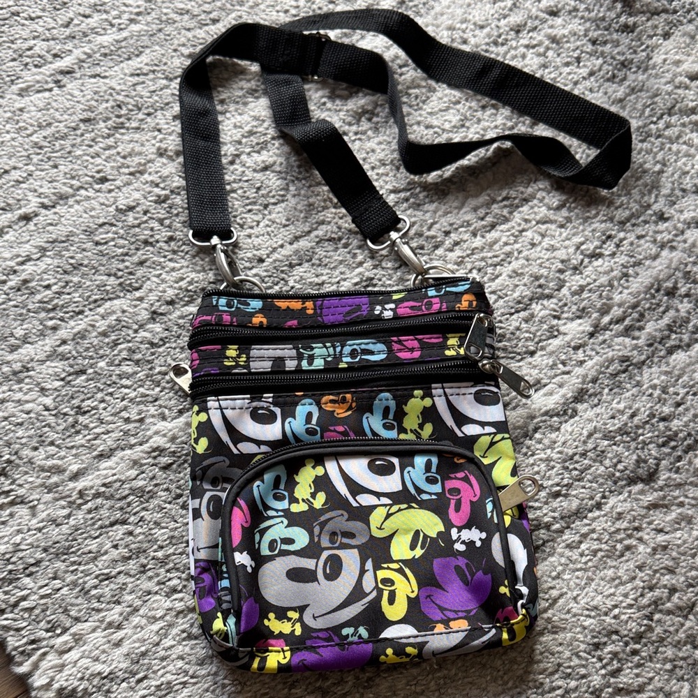 Multicolor Mickey Disney Crossbody Bag